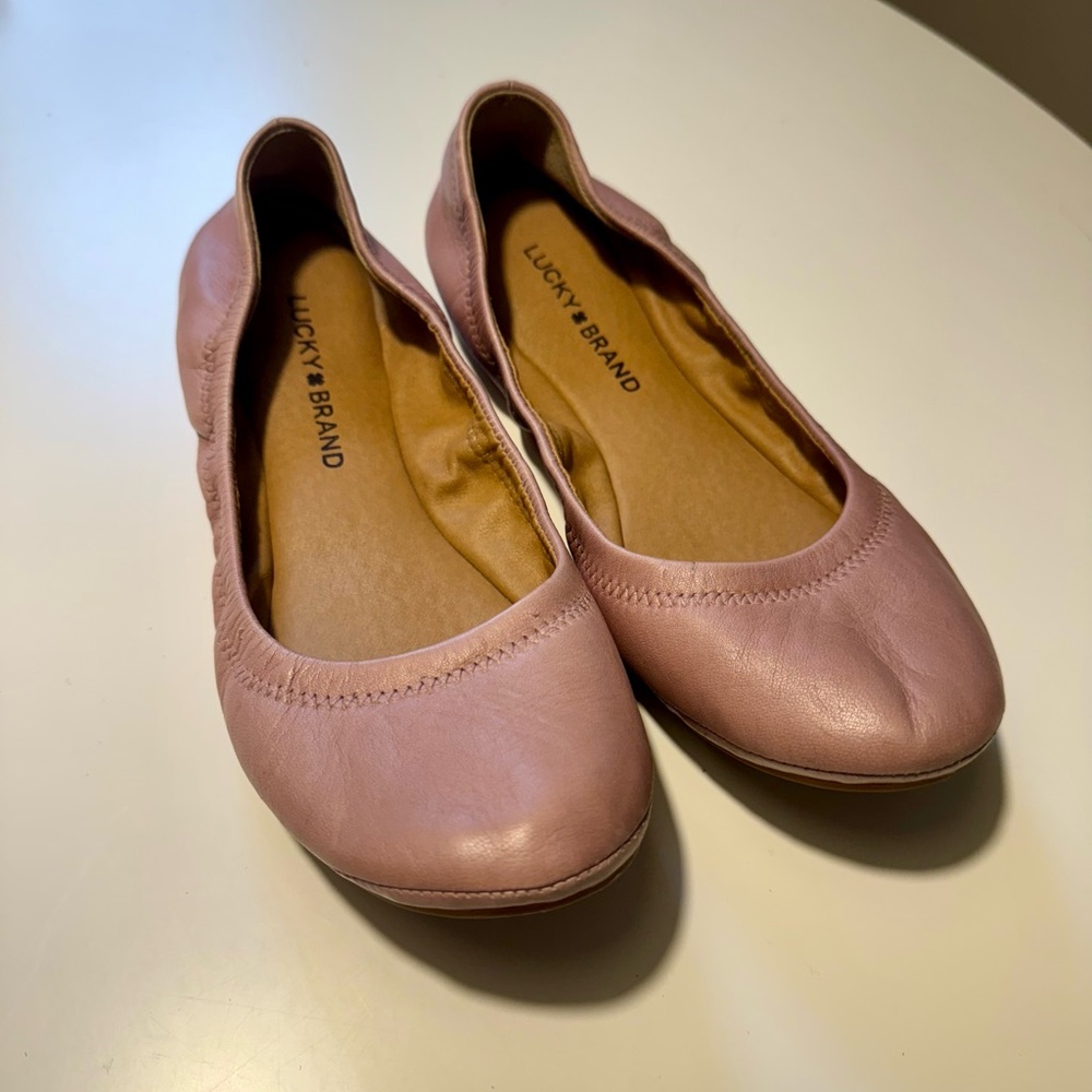 Pink Lucky Brand Flats Sz 7.5
